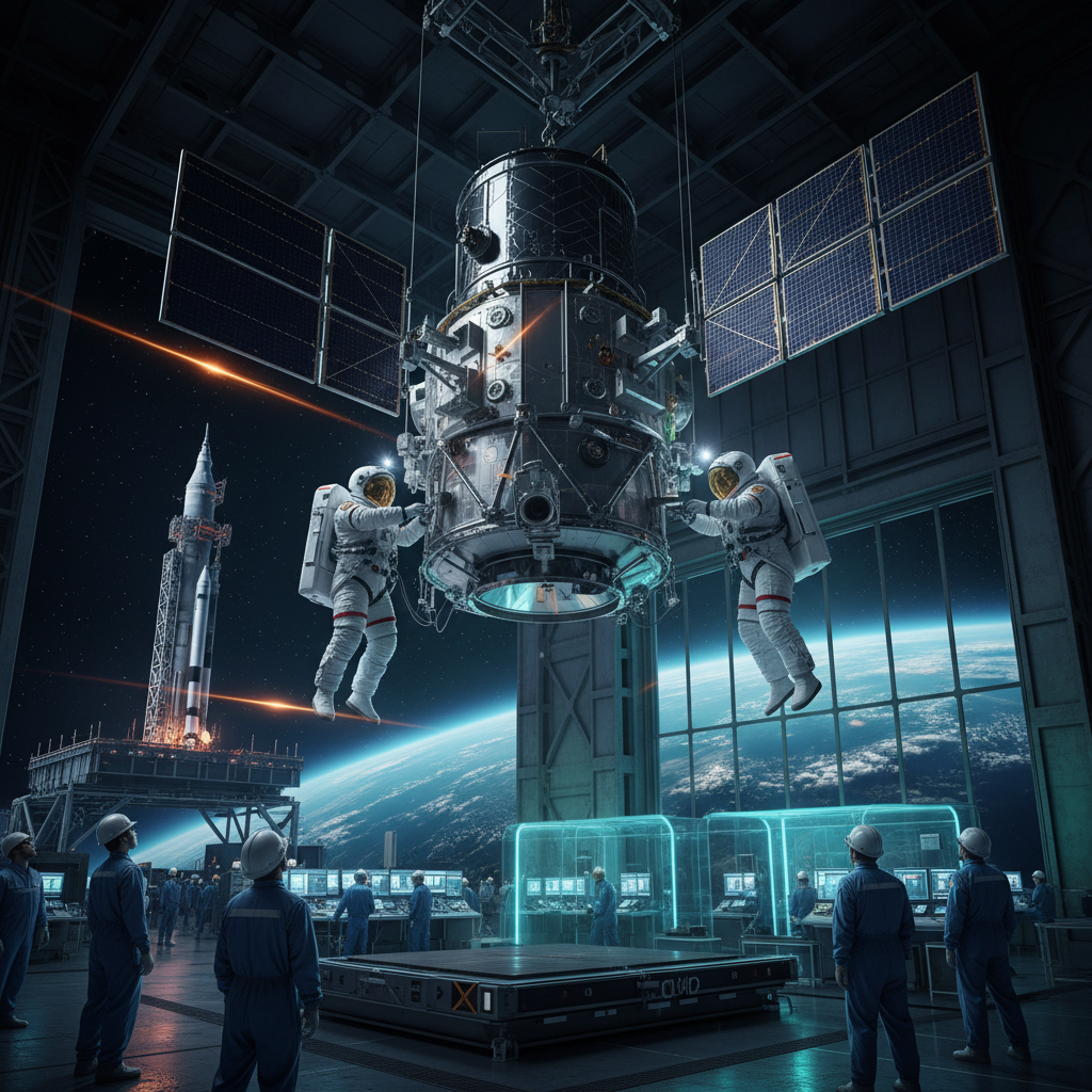 NANCY GRACE ROMAN: FINAL VISUAL INSPECTION COMPLETE