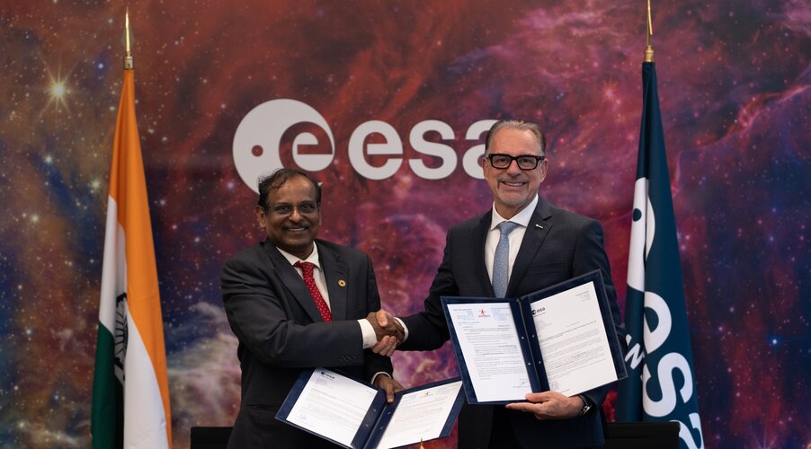 ESA and ISRO Solidify Strategic Space Alliance