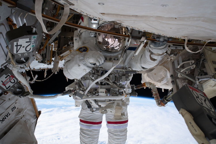 MISSION LOG: ADENOT COMPLETES THIRD EXTRAVEHICULAR ACTIVITY