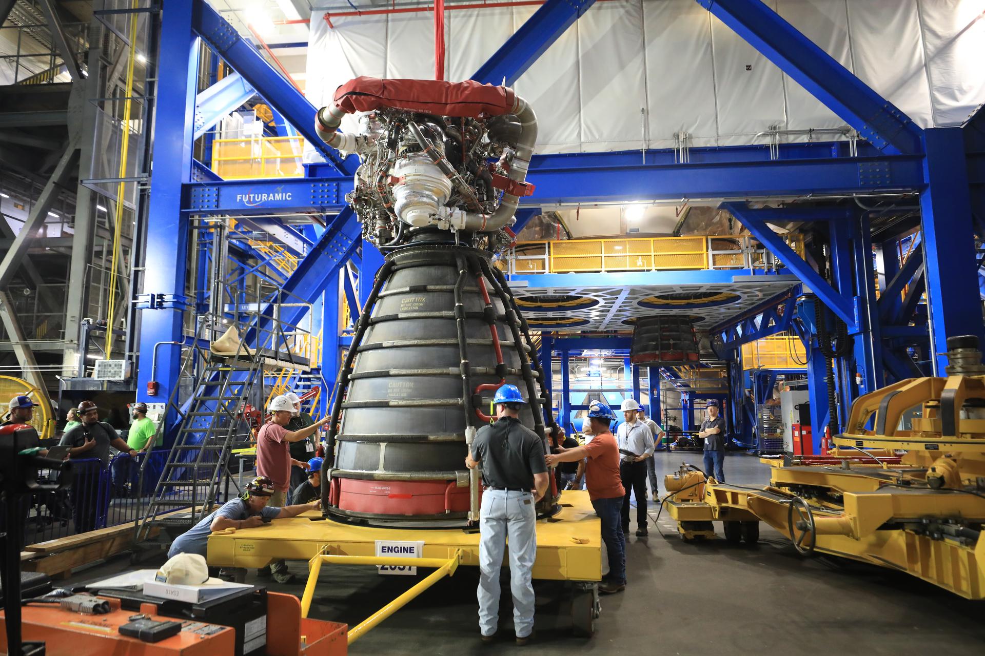 Artemis III Propulsion: Core Stage Engine Installation Complete