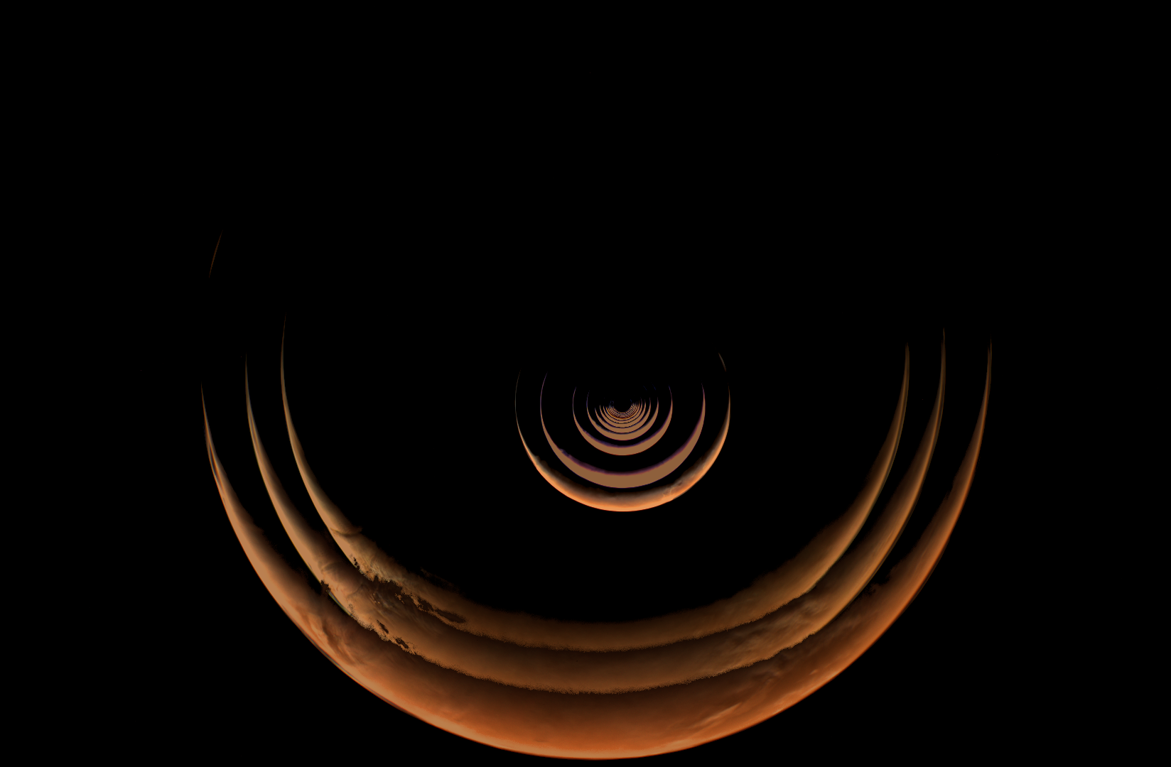 Psyche Deep Space Imager Captures Advancing Mars Profile