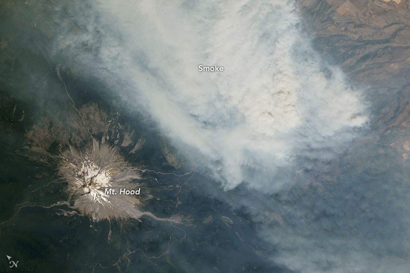 Orbital Analysis: Smoke Veils Cascade Range