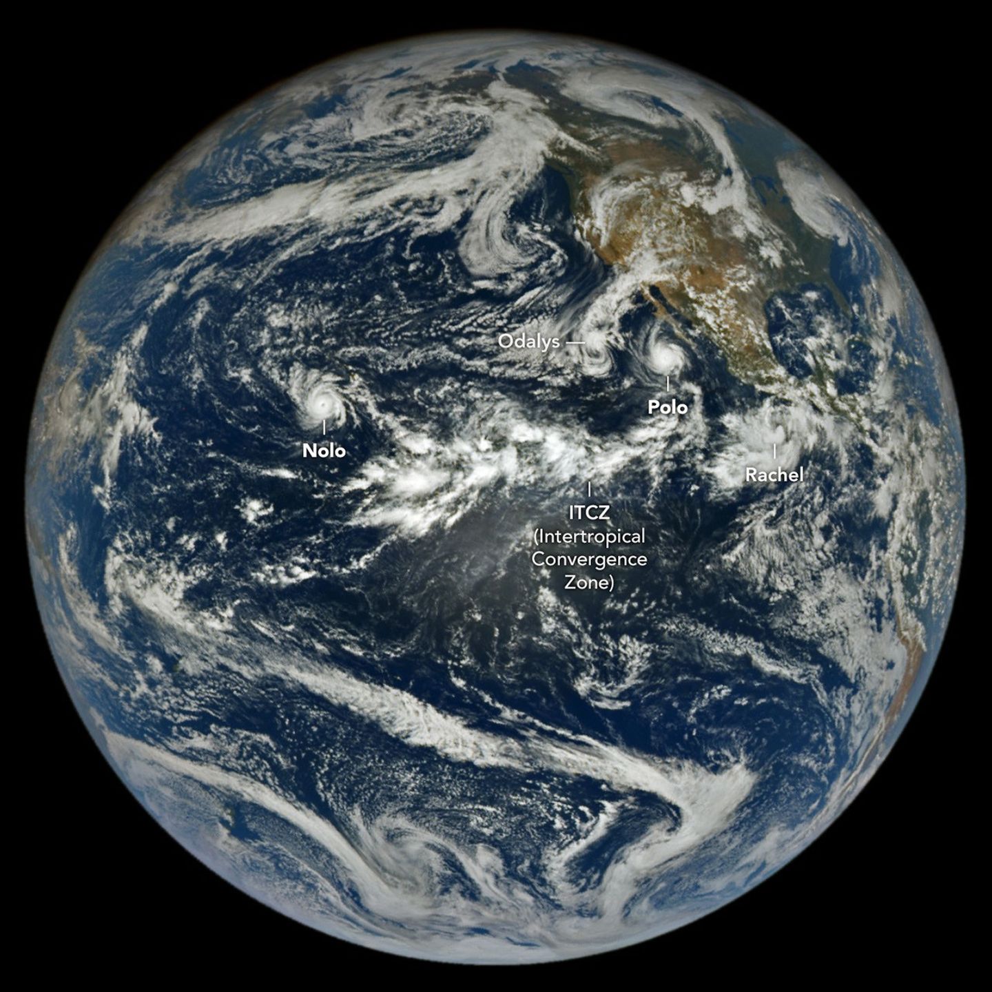 Pacific Front: Sustained Cyclonic Activity Monitored from Orbit