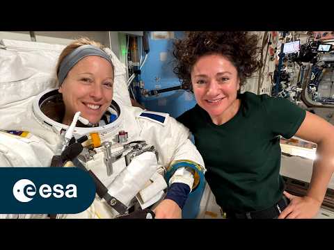 Adenot Commences EVA Drills for Maiden Orbit Exit