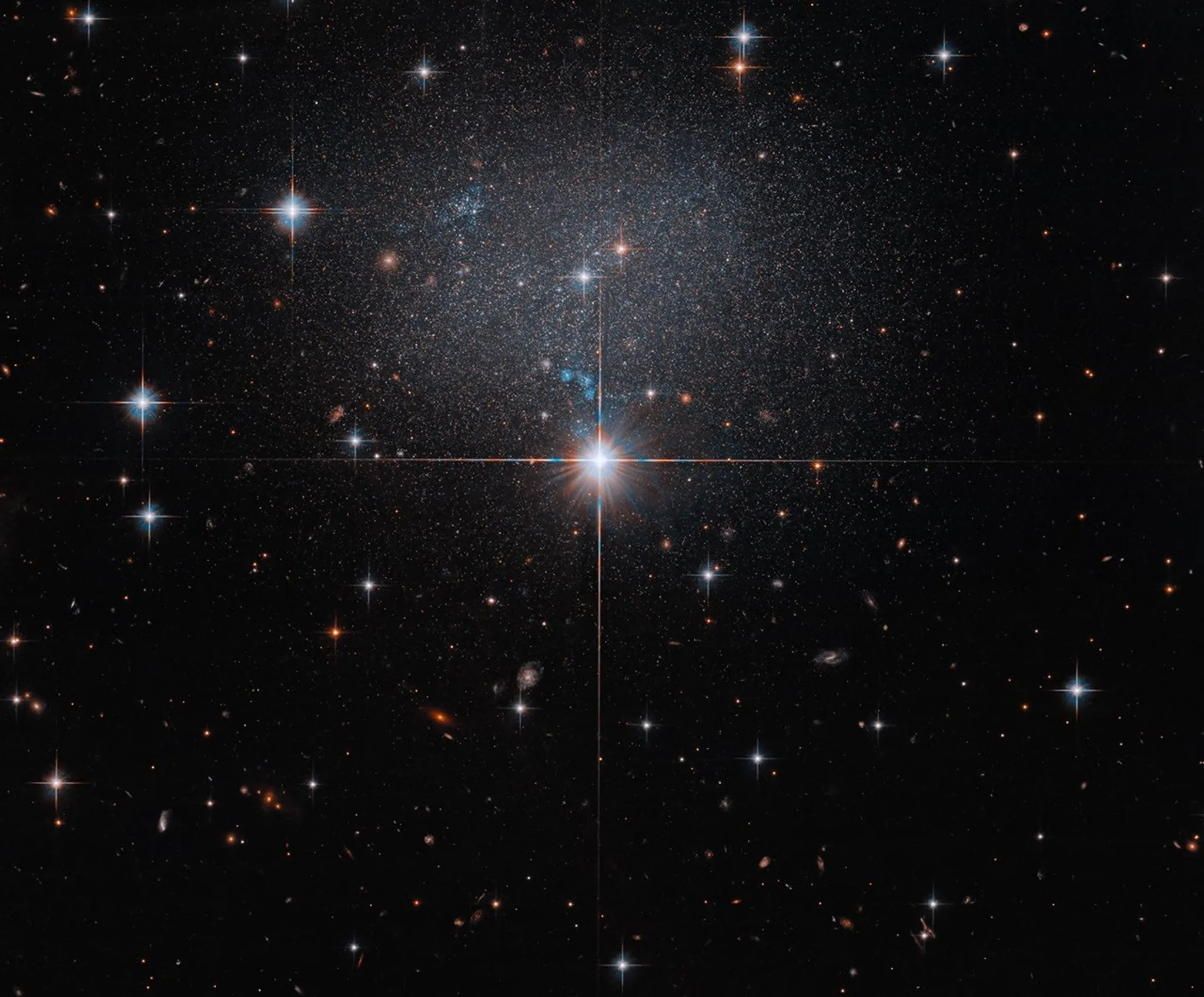 Hubble Sensor Capture: The Irregularity of UGC 5189A