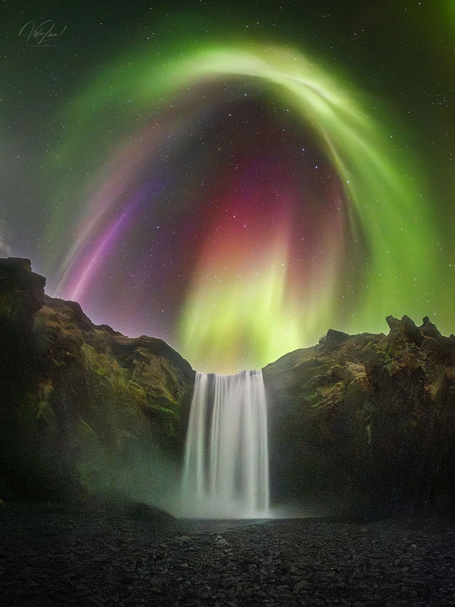 Ionospheric Disruption Over Iceland: Aurora Displays Intensify