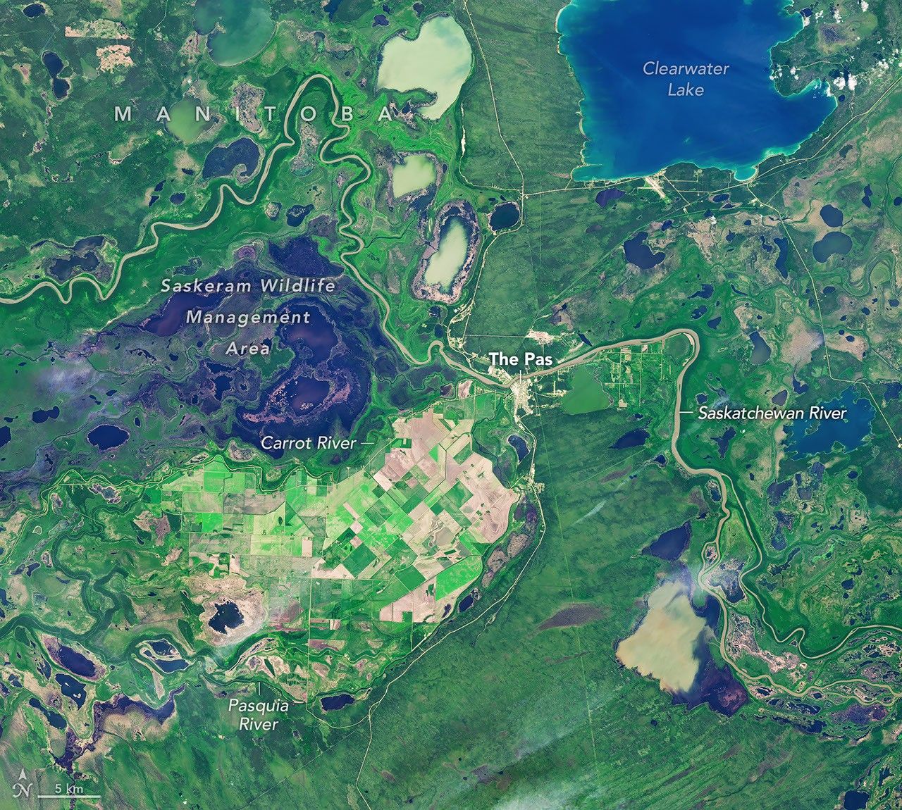 Orbital Analysis: The Saskatchewan River Delta Agricultural Anomalies