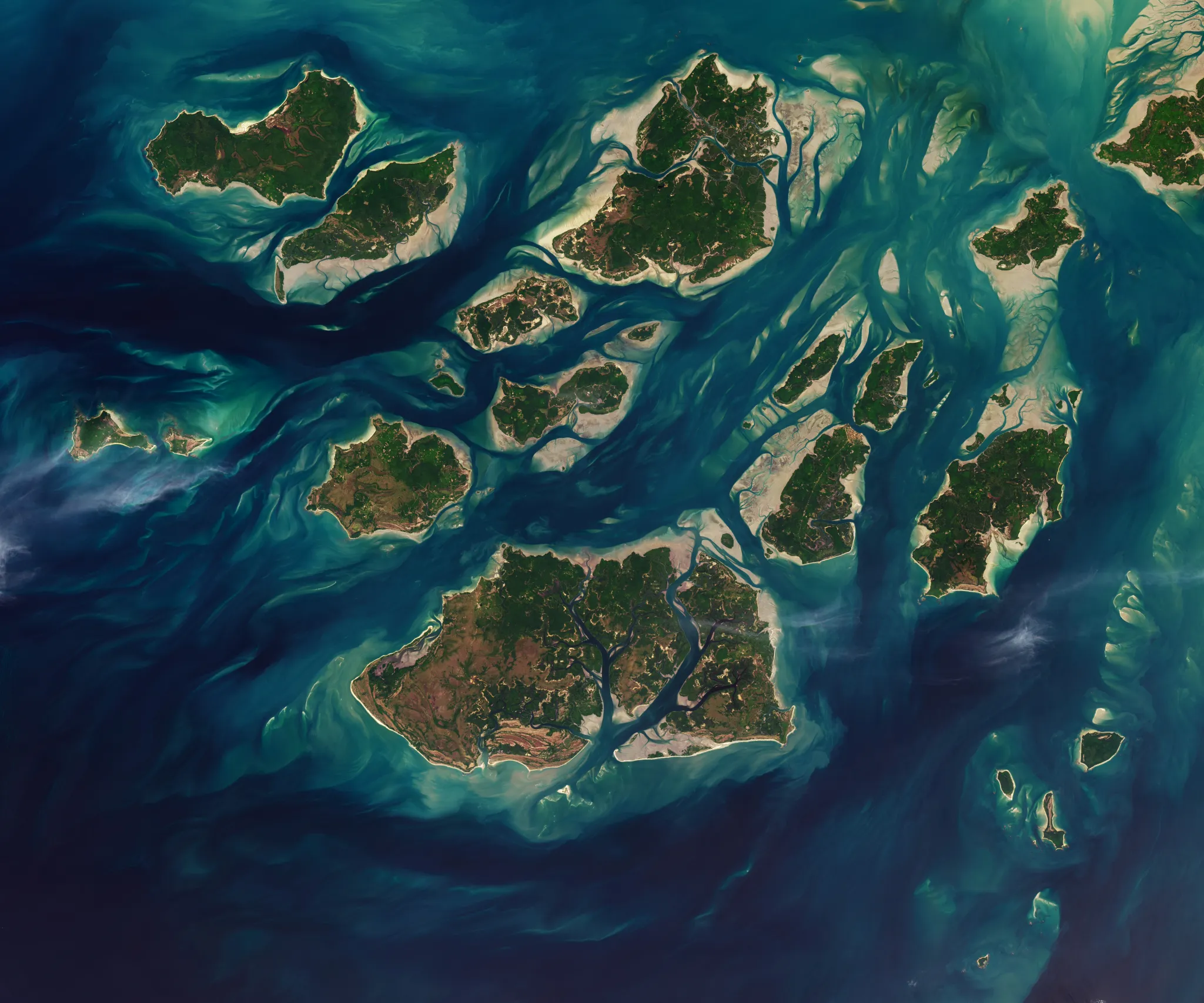 ORBITAL FEED: GUINEA-BISSAU TIDAL DYNAMICS CAPTURED