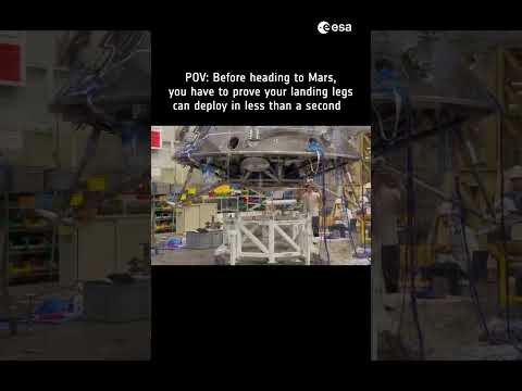 ROSALIND FRANKLIN ROVER COMPLETES LEG DEPLOYMENT DIAGNOSTICS