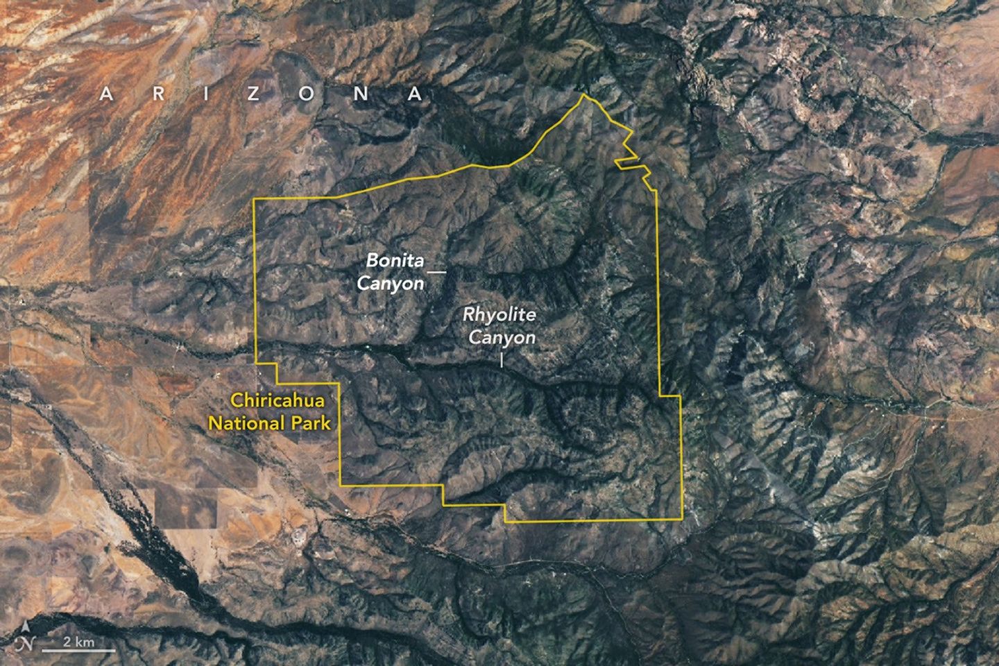 Orbital Analysis: The Lithic Monoliths of Chiricahua