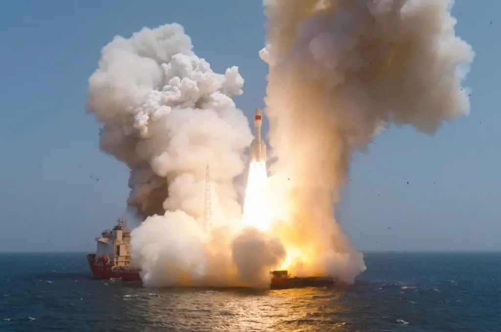 Orienspace Gravity-1 Executes Long-Range Sea Launch Off Shanghai
