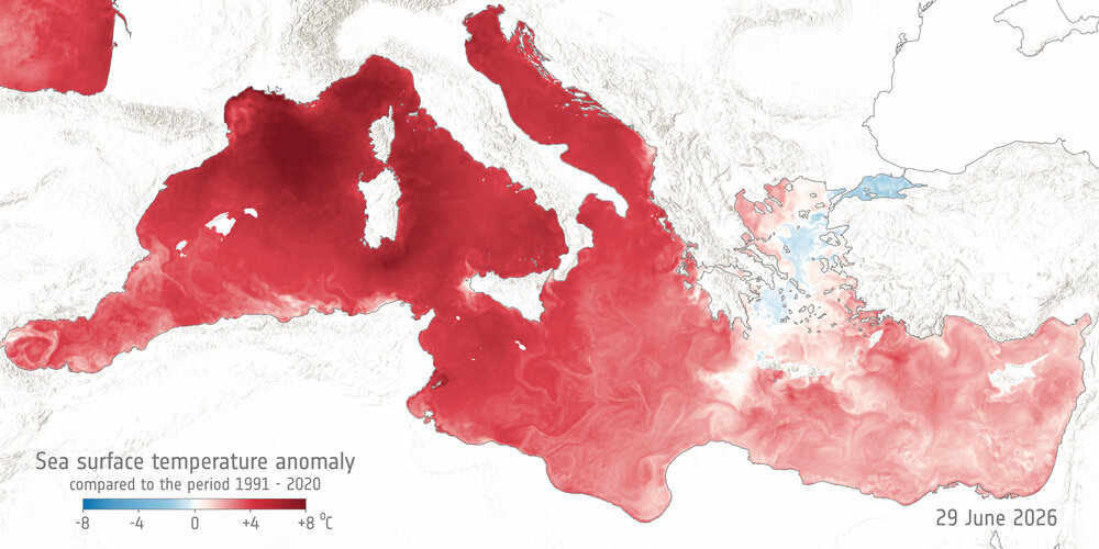 Med Sea: June Thermal Anomaly Detected
