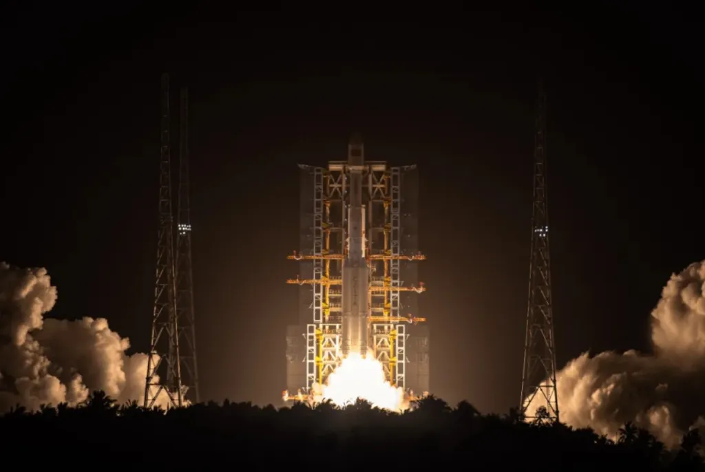 CHINESE LONG MARCH 7A SUFFERS MID-FLIGHT DISINTEGRATION