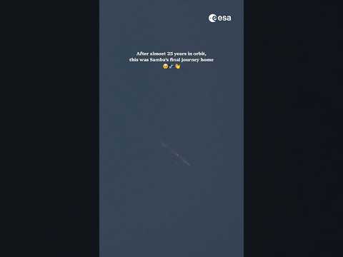 Visual Analysis: The Atmospheric Destruction of a Satellite