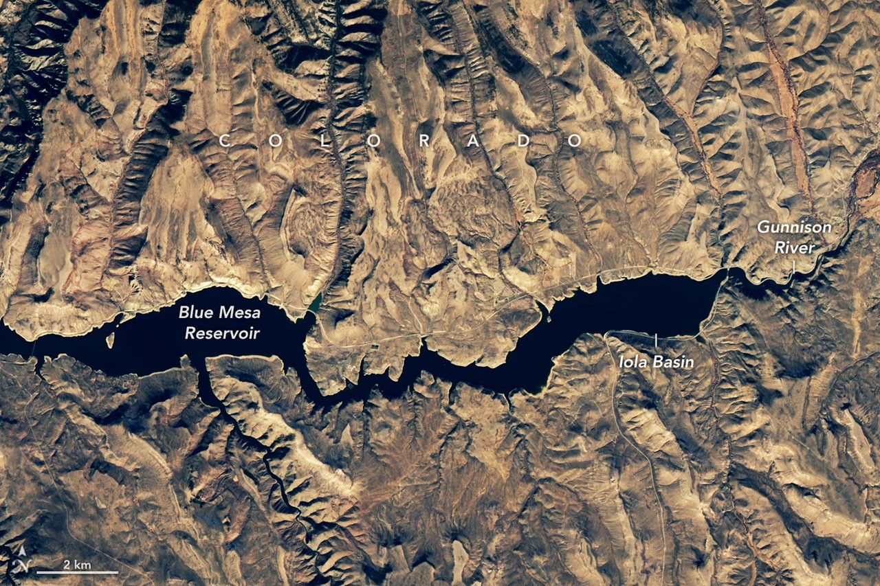 Orbital Forensics: Tracking Cyanobacteria in Blue Mesa