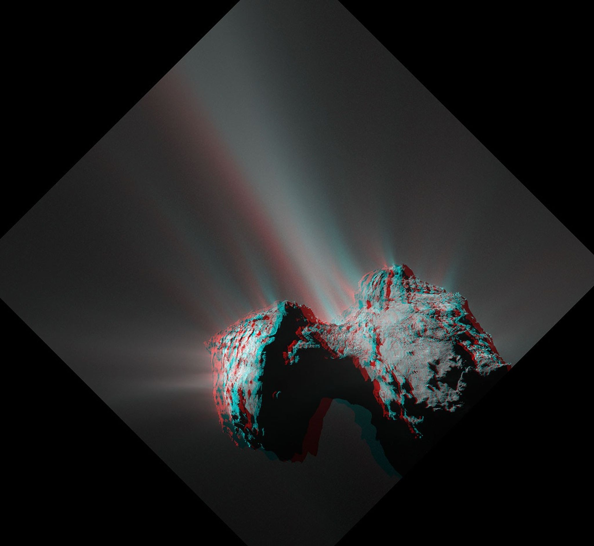 DATA RECLAMATION: STEREO-VISUALIZING COMET 67P
