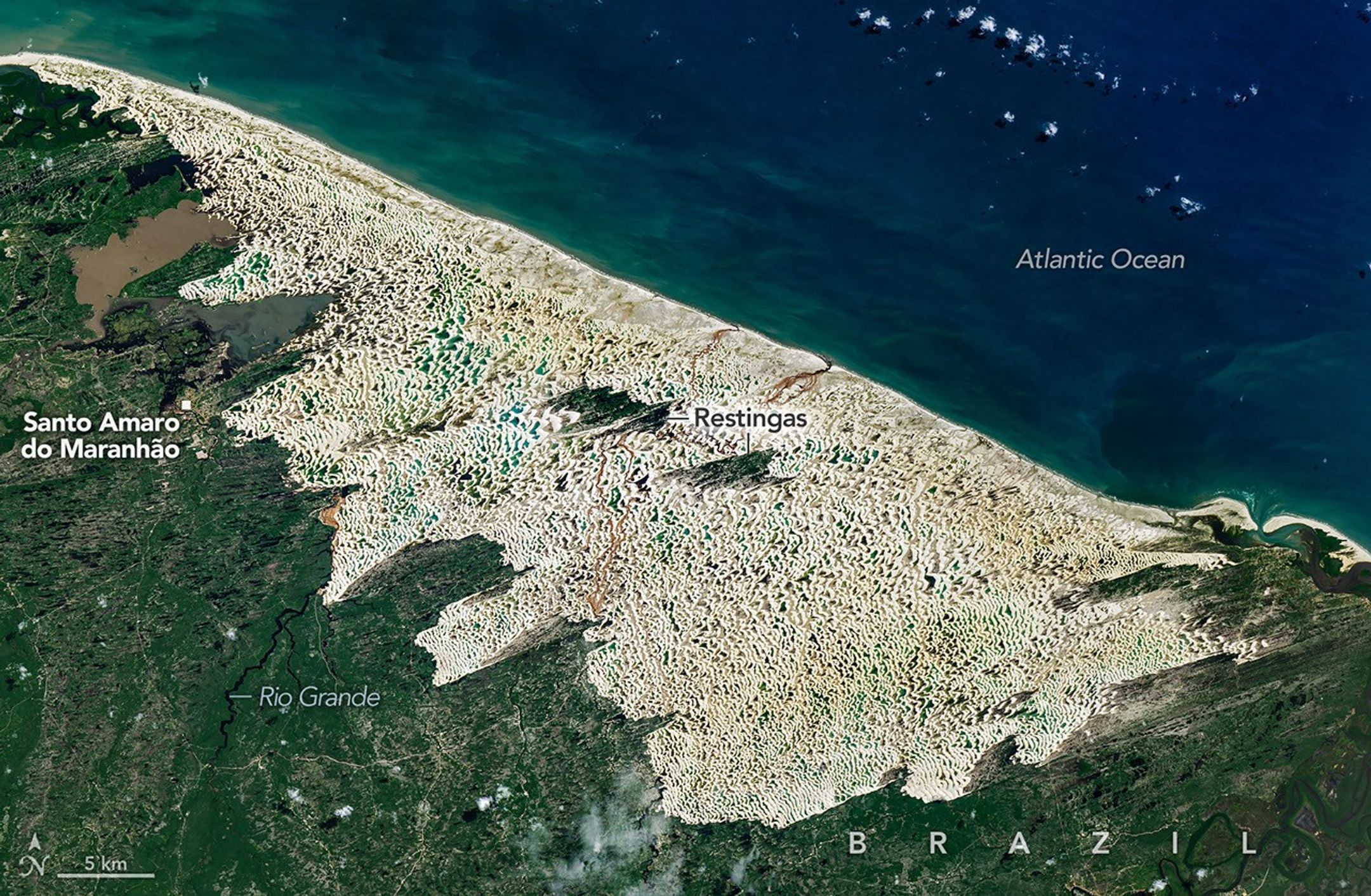 Orbital Analysis: The Hydrological Anomaly of Lençóis Maranhenses