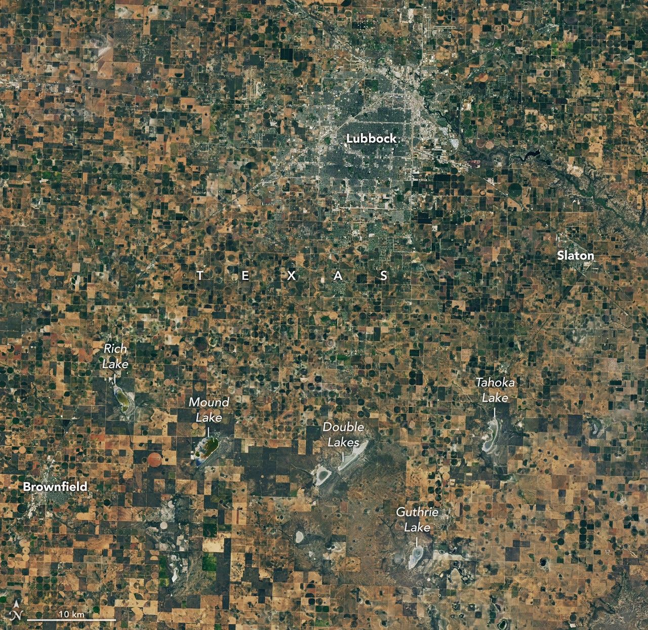 Orbital Hydrology: Monitoring Texas Cotton via NASA Earth Observations